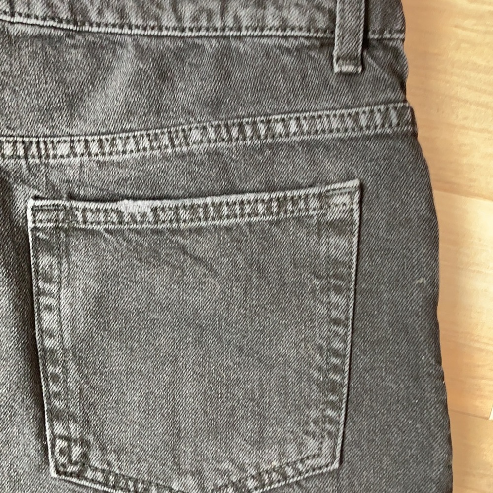 SO high rise black denim jean short 8 in inseam size 13 jrs - Picture 7 of 13